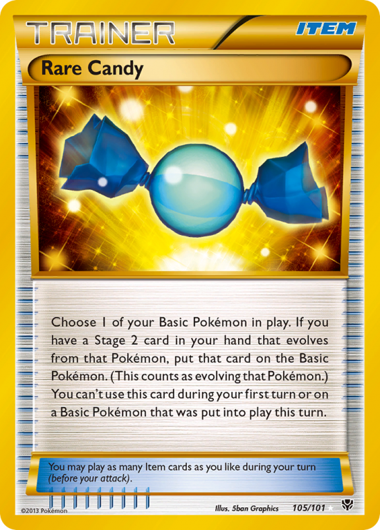 Rare Candy 105/101 Black & White Plasma Blast
