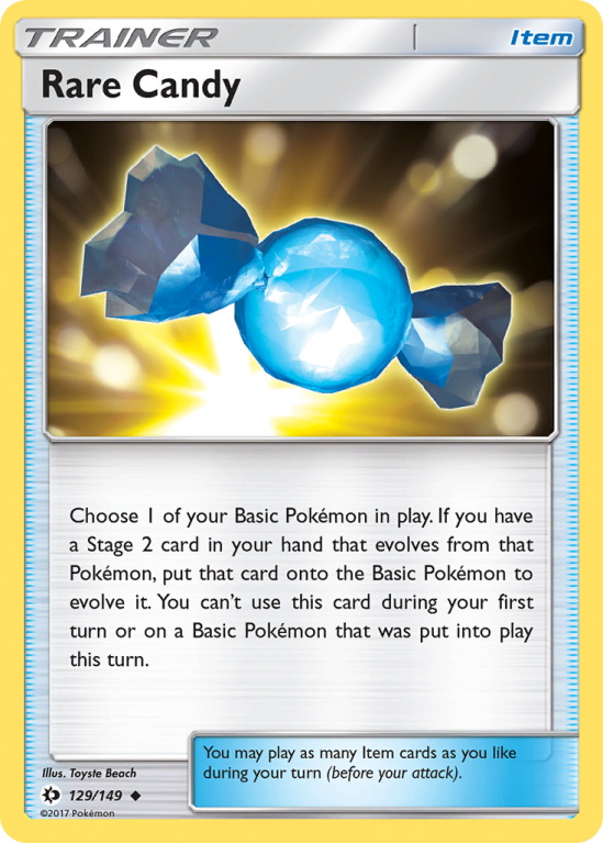 Rare Candy 129/149 Sun & Moon Sun & Moon