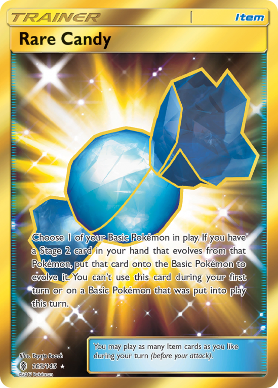 Rare Candy 165/145 Sun & Moon Guardians Rising