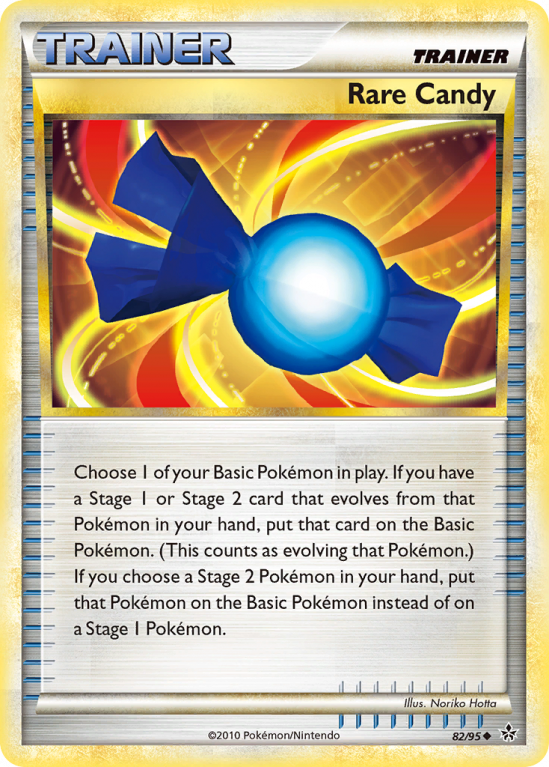 Rare Candy 82/95 HeartGold & SoulSilver HS—Unleashed