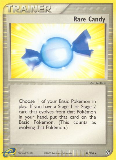Rare Candy 88/100 EX Sandstorm
