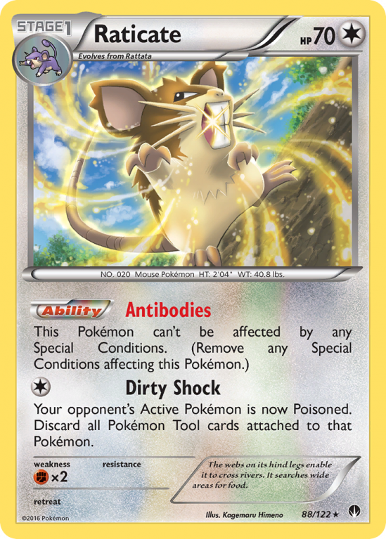 Raticate 88/122 XY BREAKpoint