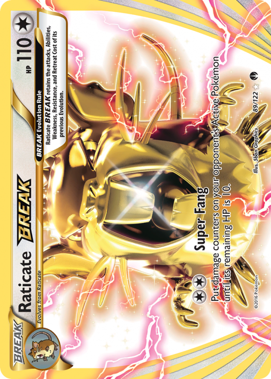 Raticate BREAK 89/122 XY BREAKpoint