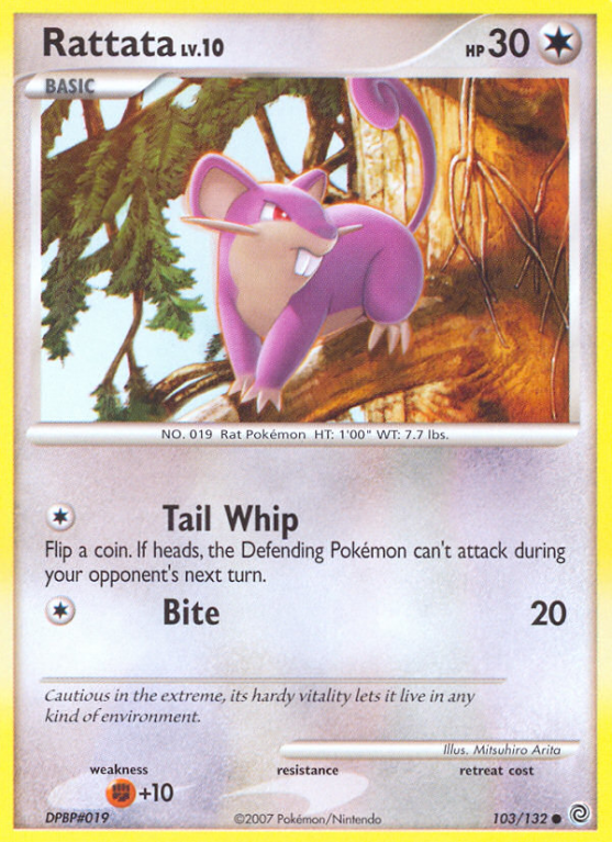 Rattata 103/132 Diamond & Pearl Secret Wonders