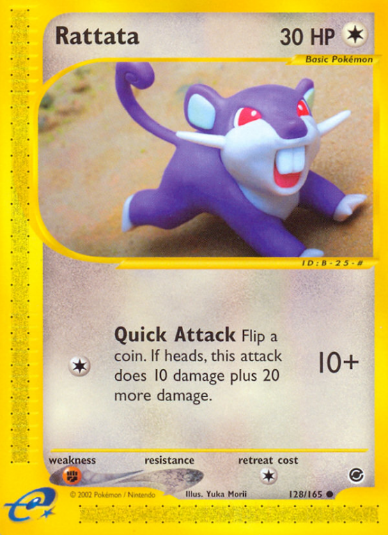 Rattata 128/165 E-Card Expedition Base Set