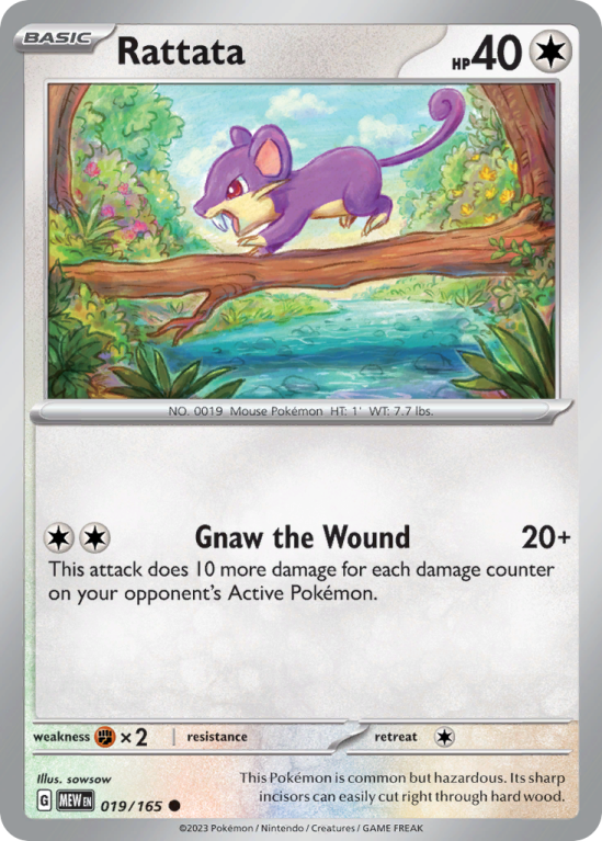 Rattata 19/165 Scarlet & Violet 151