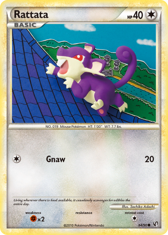Rattata 64/90 HeartGold & SoulSilver HS—Undaunted
