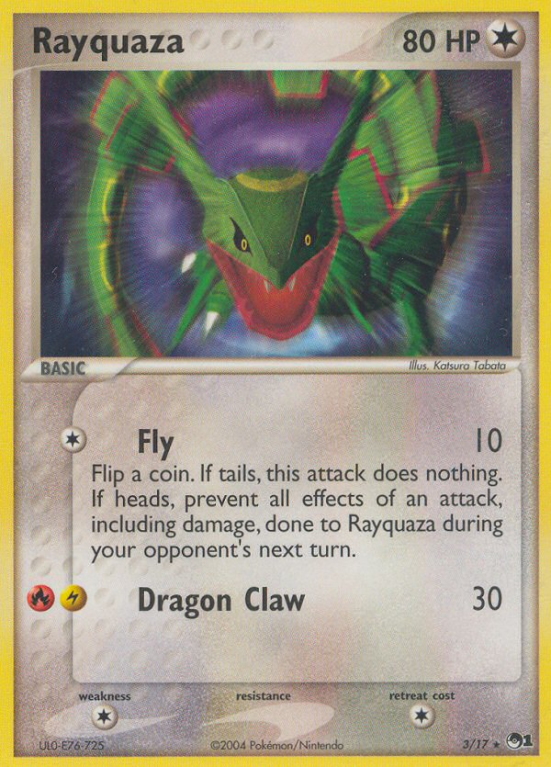 Rayquaza 3/17 POP POP Series 1