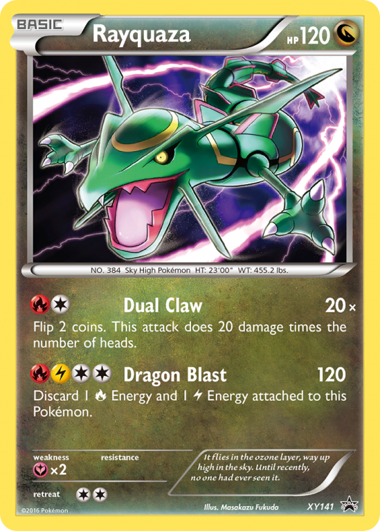 Rayquaza XY141/183 XY XY Black Star Promos