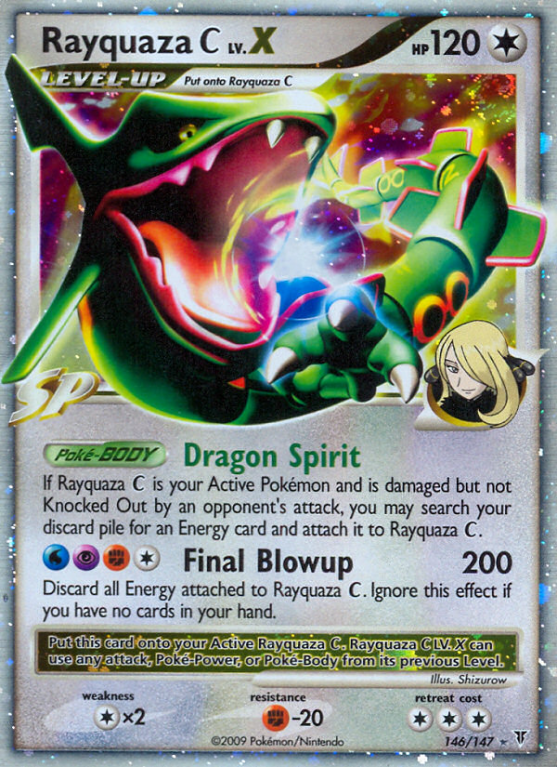 Rayquaza C LV.X 146/147 Platinum Supreme Victors