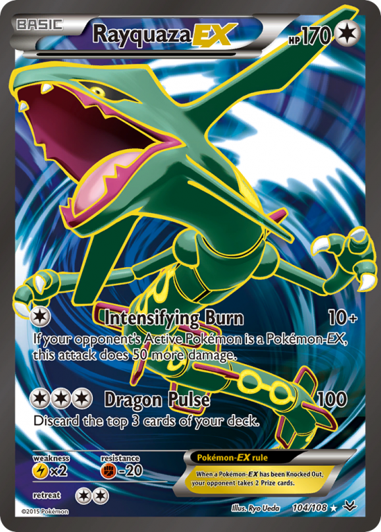 Rayquaza-EX 104/108 XY Roaring Skies