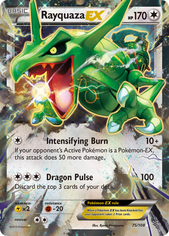 Rayquaza-EX 75/108 XY Roaring Skies