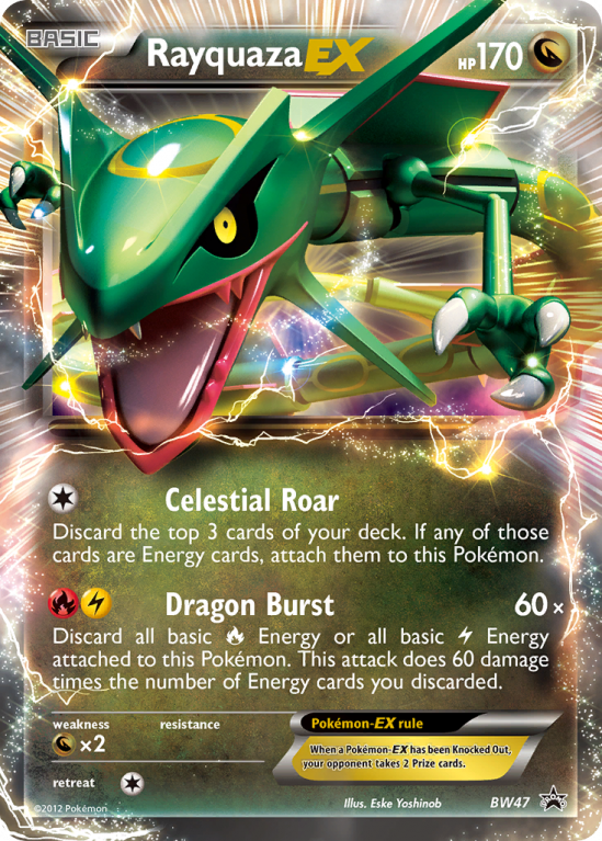 Rayquaza-EX BW47/101 Black & White BW Black Star Promos