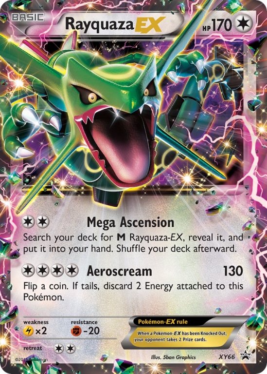 Rayquaza-EX XY66/183 XY XY Black Star Promos