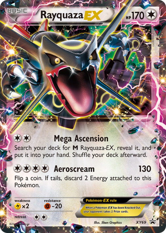 Rayquaza-EX XY69/183 XY XY Black Star Promos
