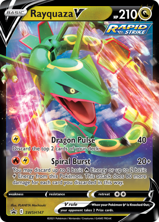 Rayquaza V SWSH147/103 Sword & Shield SWSH Black Star Promos