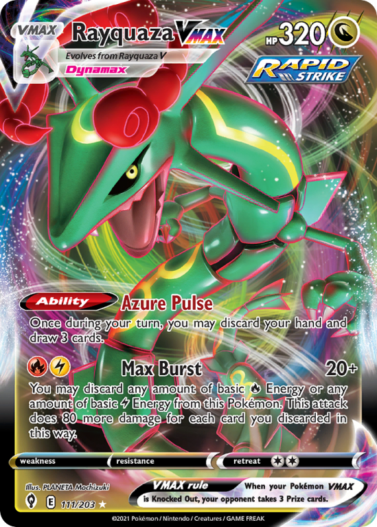 Rayquaza VMAX 111/203 Sword & Shield Evolving Skies