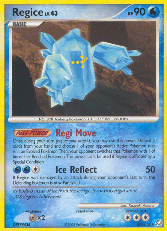 Regice 36/146 Diamond & Pearl Legends Awakened