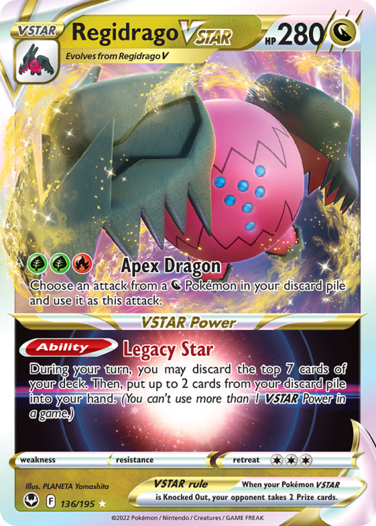 Regidrago VSTAR 136/195 Sword & Shield Silver Tempest