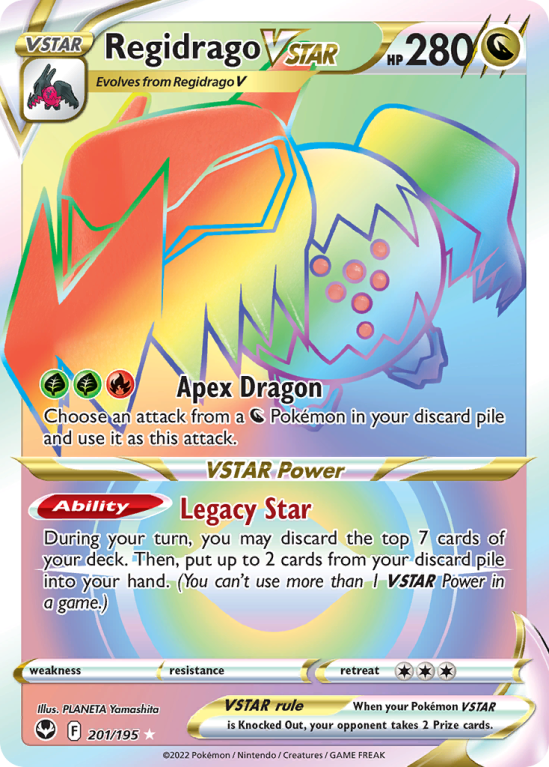 Regidrago VSTAR 201/195 Sword & Shield Silver Tempest