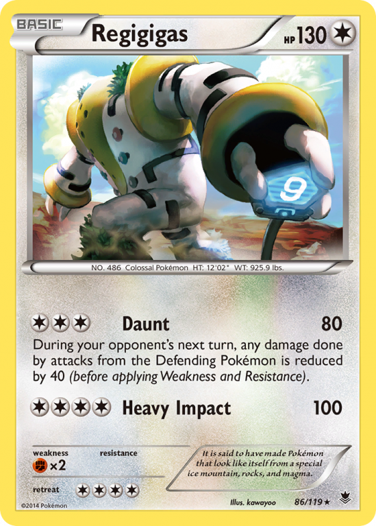 Regigigas 86/119 XY Phantom Forces