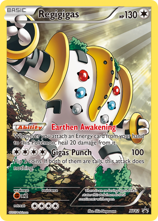 Regigigas XY82/183 XY XY Black Star Promos