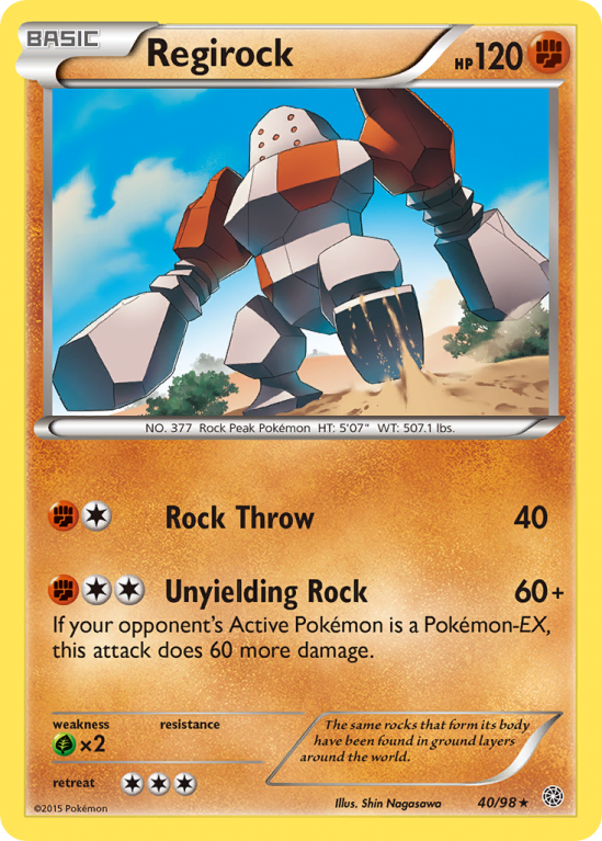 Regirock 40/98 XY Ancient Origins