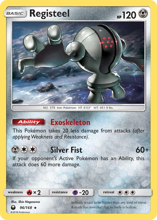 Registeel 96/168 Sun & Moon Celestial Storm