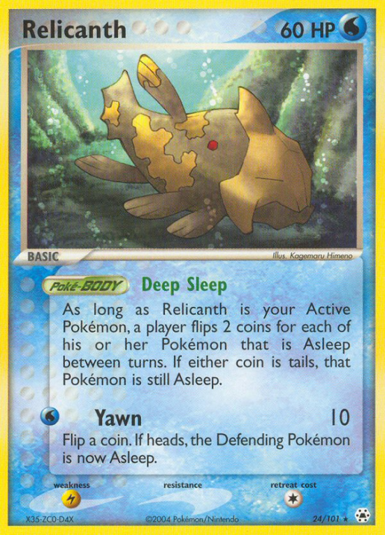 Relicanth 24/101 EX Hidden Legends