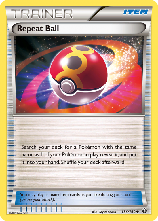 Repeat Ball 136/160 XY Primal Clash