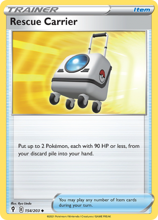 Rescue Carrier 154/203 Sword & Shield Evolving Skies