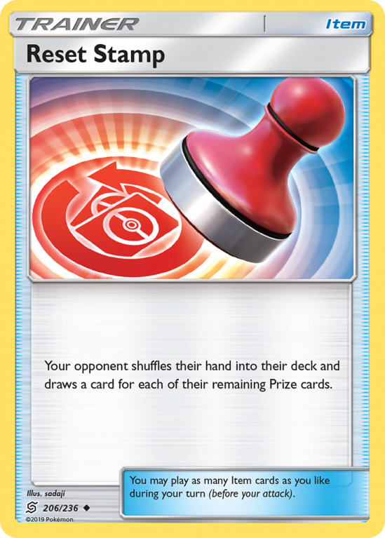 Reset Stamp 206/236 Sun & Moon Unified Minds