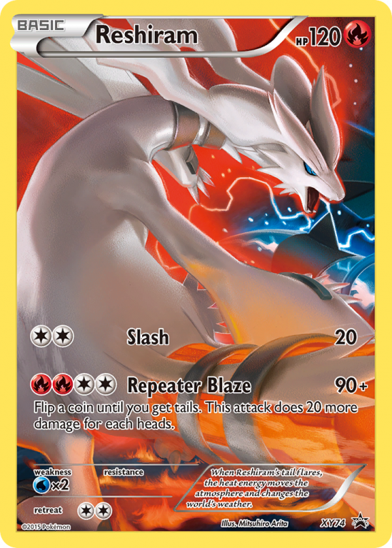 Reshiram XY74/183 XY XY Black Star Promos