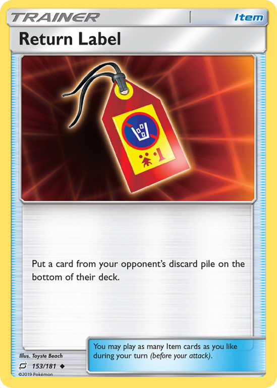 Return Label 153/181 Sun & Moon Team Up