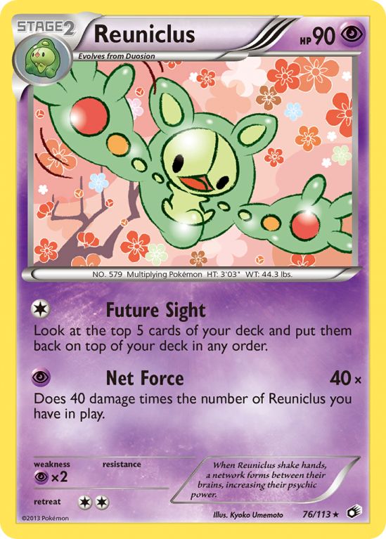 Reuniclus 76/113 Black & White Legendary Treasures