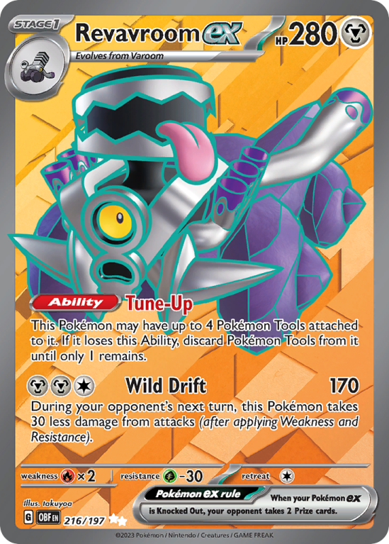 Revavroom ex 216/197 Scarlet & Violet Obsidian Flames