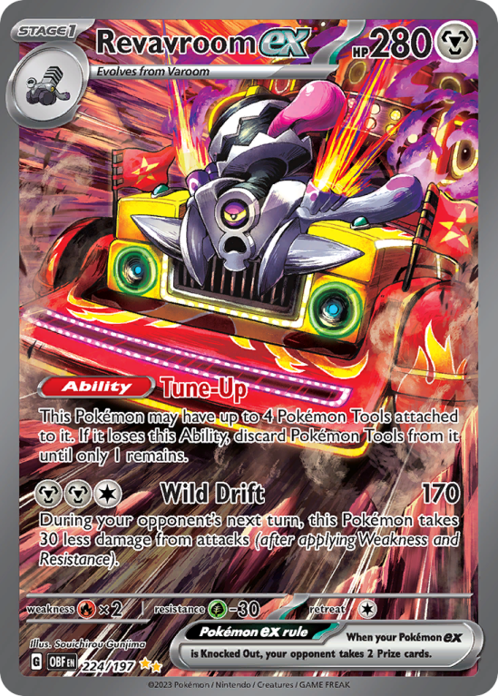 Revavroom ex 224/197 Scarlet & Violet Obsidian Flames
