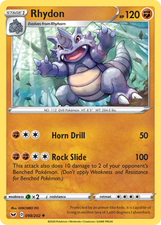 Rhydon 98/202 Sword & Shield Sword & Shield