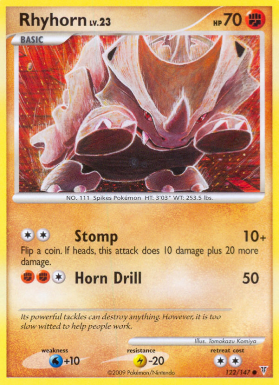 Rhyhorn 122/147 Platinum Supreme Victors
