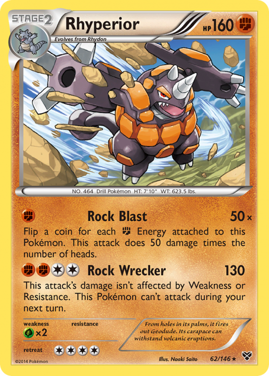 Rhyperior 62/146 XY XY