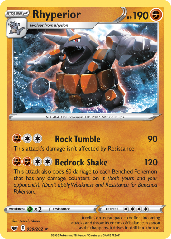 Rhyperior 99/202 Sword & Shield Sword & Shield