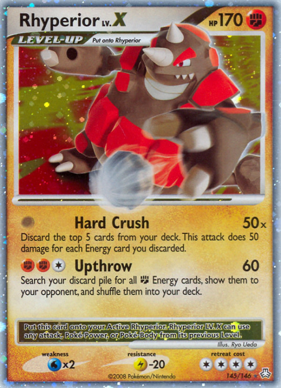Rhyperior LV.X 145/146 Diamond & Pearl Legends Awakened