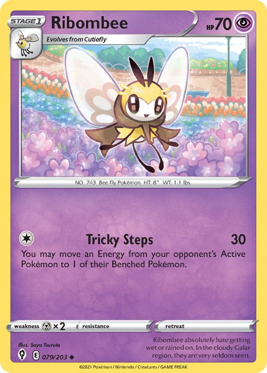 Ribombee 79/203 Sword & Shield Evolving Skies