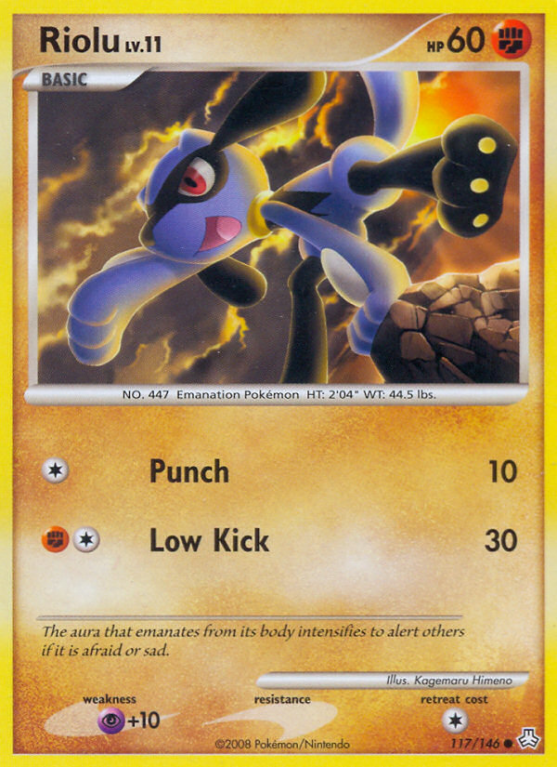 Riolu 117/146 Diamond & Pearl Legends Awakened