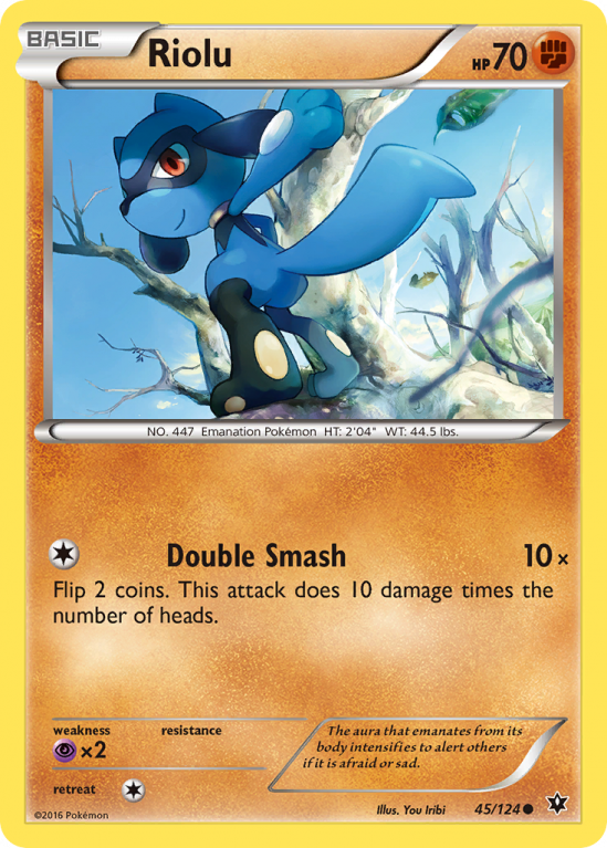 Riolu 45/124 XY Fates Collide