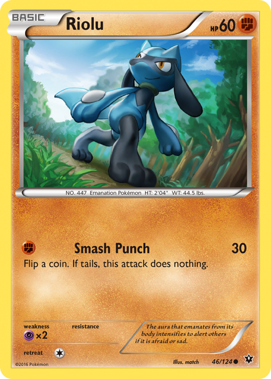 Riolu 46/124 XY Fates Collide