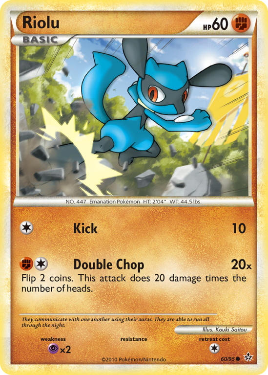 Riolu 60/95 HeartGold & SoulSilver HS—Unleashed