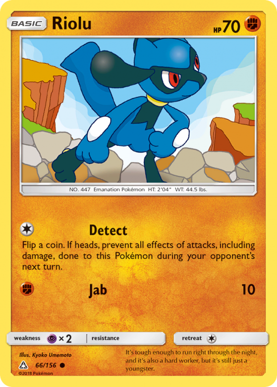 Riolu 66/156 Sun & Moon Ultra Prism