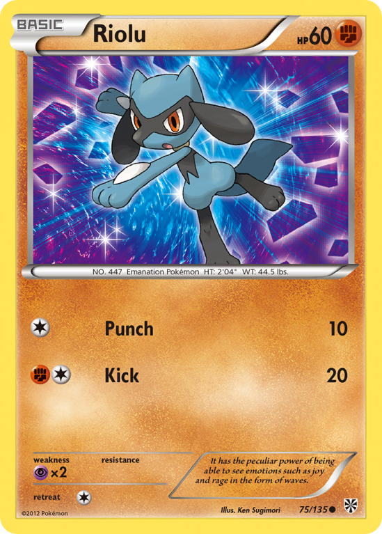 Riolu 75/135 Black & White Plasma Storm