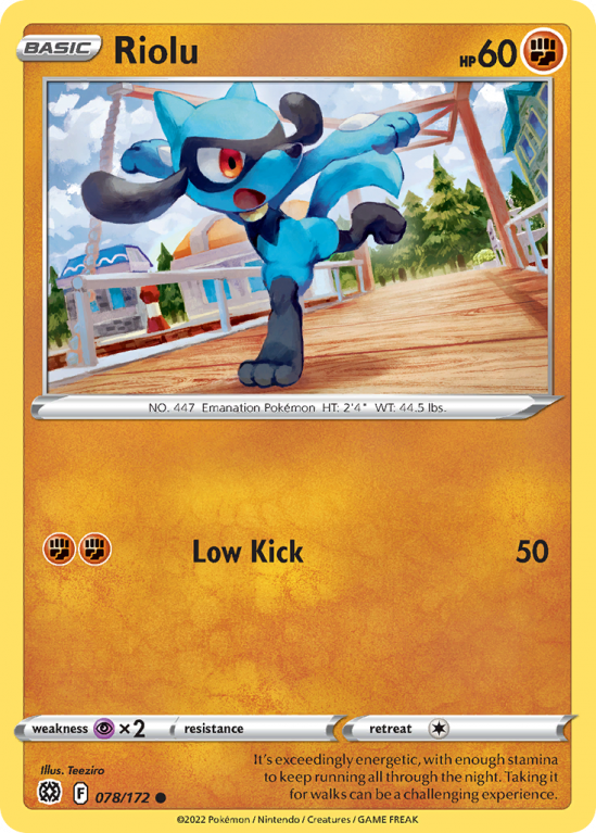 Riolu 78/172 Sword & Shield Brilliant Stars